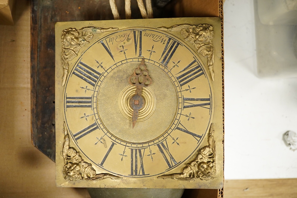 A mid 18th century 30-hour wall clock